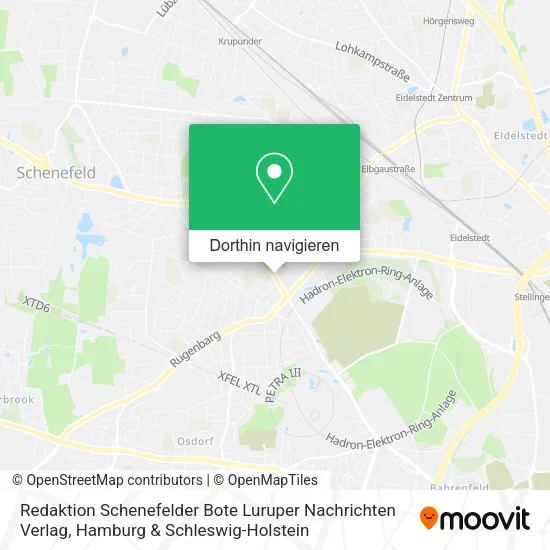 Redaktion Schenefelder Bote Luruper Nachrichten Verlag Karte