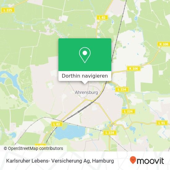 Karlsruher Lebens- Versicherung Ag Karte