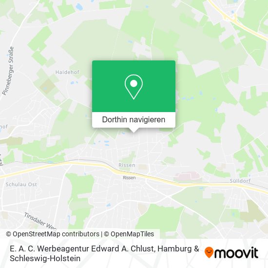 E. A. C. Werbeagentur Edward A. Chlust Karte