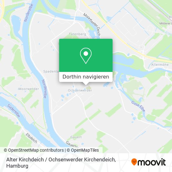 Alter Kirchdeich / Ochsenwerder Kirchendeich Karte
