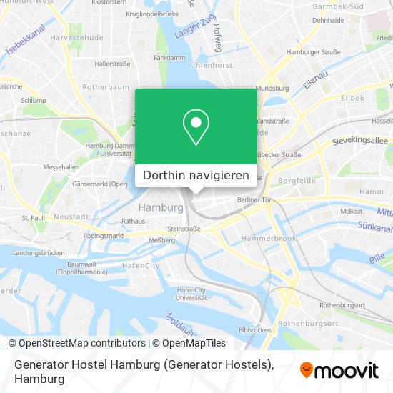 Generator Hostel Hamburg (Generator Hostels) Karte