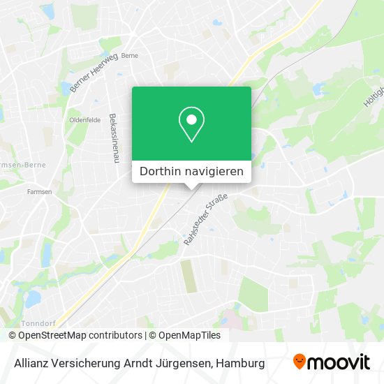 Allianz Versicherung Arndt Jürgensen Karte