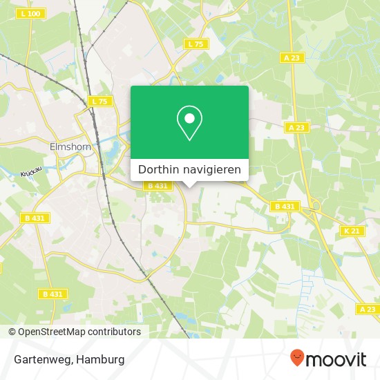 Gartenweg Karte