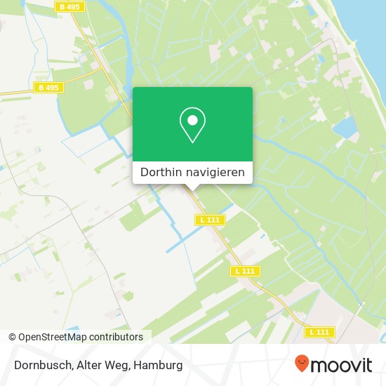 Dornbusch, Alter Weg Karte