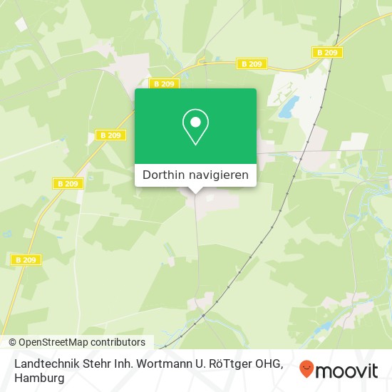 Landtechnik Stehr Inh. Wortmann U. RöTtger OHG Karte