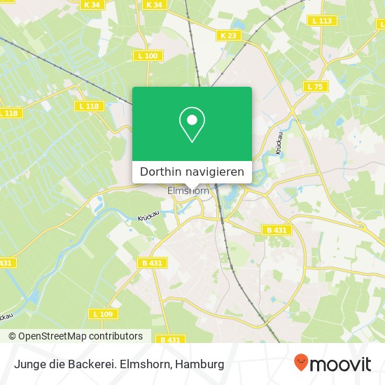 Junge die Backerei. Elmshorn, Königstraße 63 25335 Elmshorn Karte