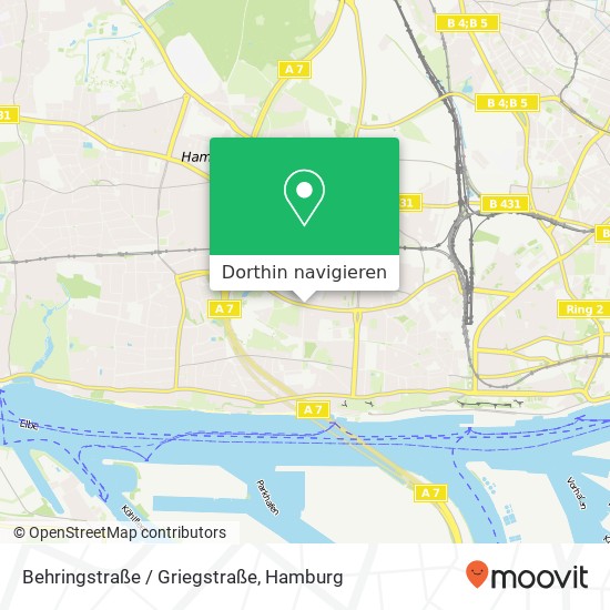 Behringstraße / Griegstraße Karte