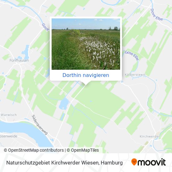 Naturschutzgebiet Kirchwerder Wiesen Karte