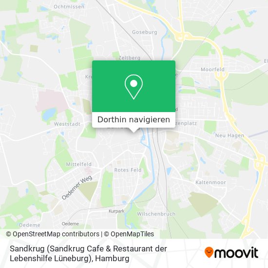 Sandkrug (Sandkrug Cafe & Restaurant der Lebenshilfe Lüneburg) Karte