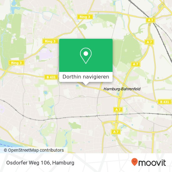 Osdorfer Weg 106 Karte