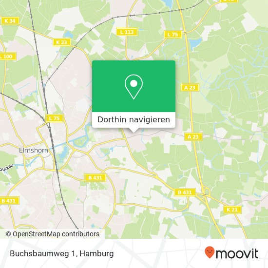Buchsbaumweg 1 Karte