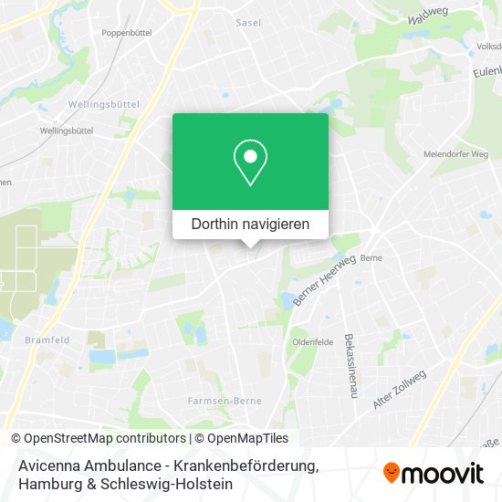 Avicenna Ambulance - Krankenbeförderung Karte