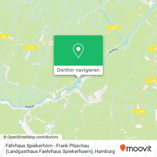 Fährhaus Spiekerhörn - Frank Plüschau (Landgasthaus Faehrhaus Spiekerhoern) Karte