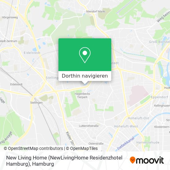New Living Home (NewLivingHome Residenzhotel Hamburg) Karte