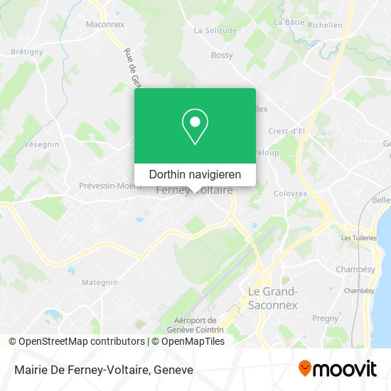 Mairie De Ferney-Voltaire Karte