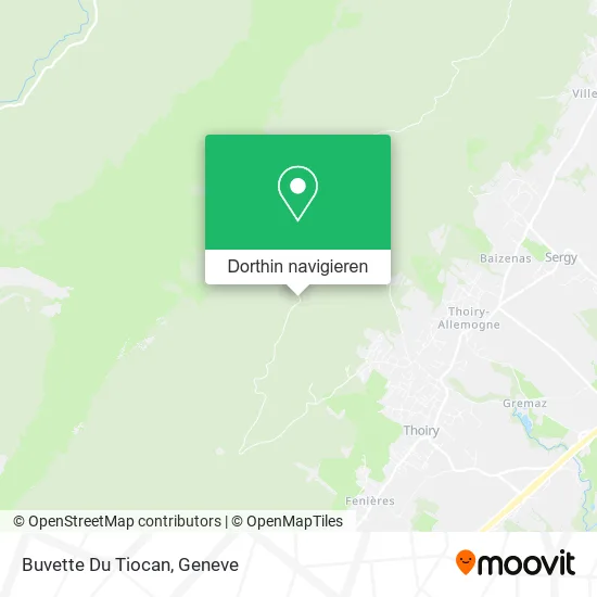 Buvette Du Tiocan Karte