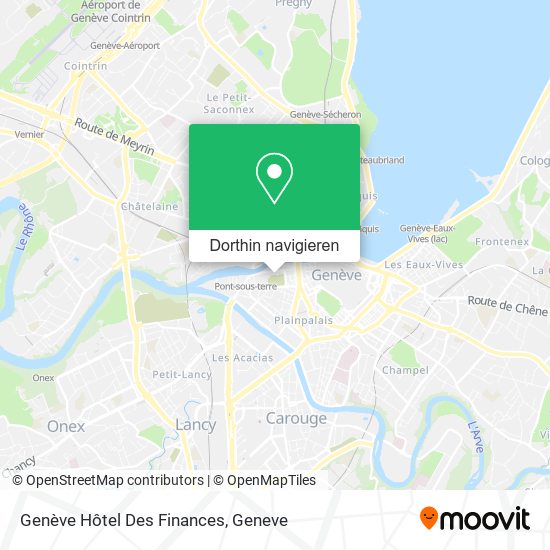 Genève Hôtel Des Finances Karte