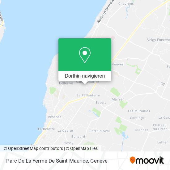 Parc De La Ferme De Saint-Maurice Karte