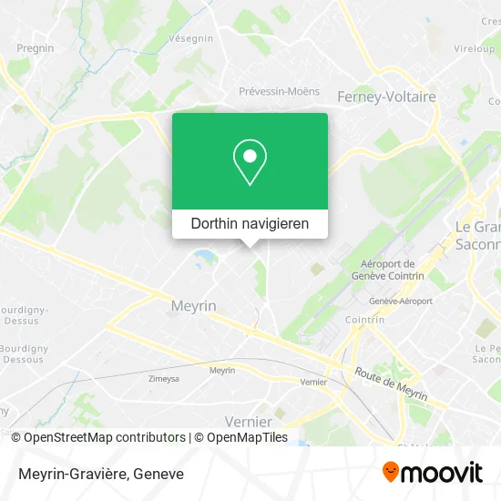 Meyrin-Gravière Karte