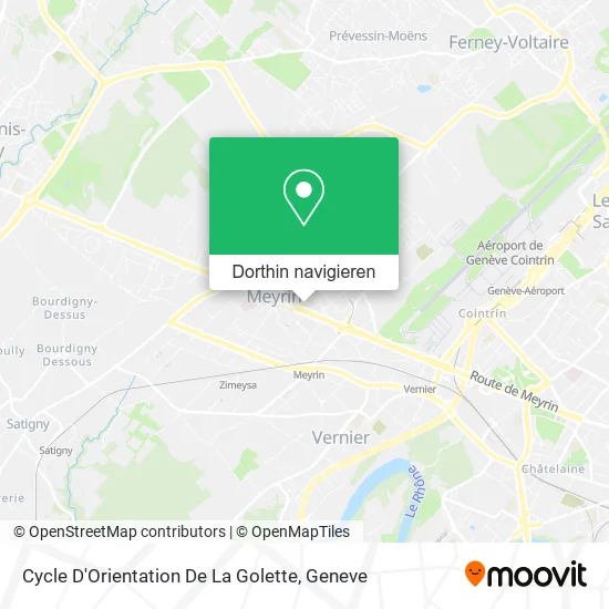 Cycle D'Orientation De La Golette Karte