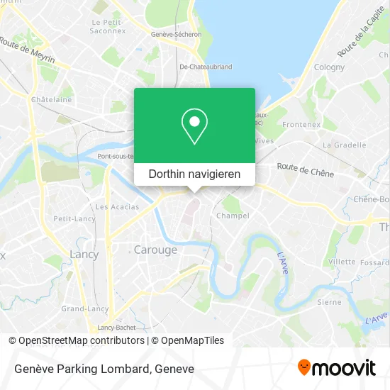 Genève Parking Lombard Karte