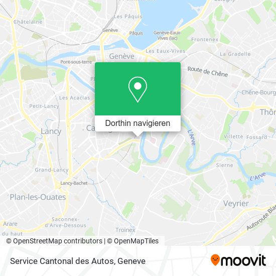 Service Cantonal des Autos Karte
