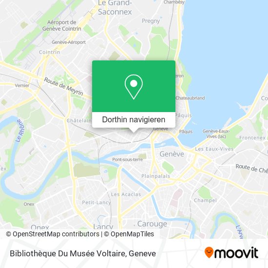 Bibliothèque Du Musée Voltaire Karte