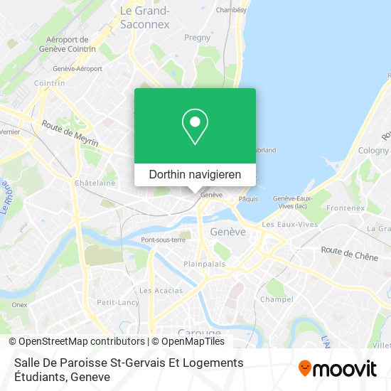 Salle De Paroisse St-Gervais Et Logements Étudiants Karte