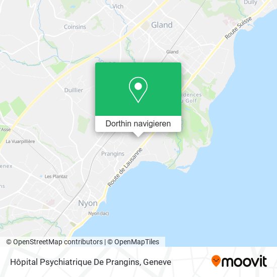 Hôpital Psychiatrique De Prangins Karte