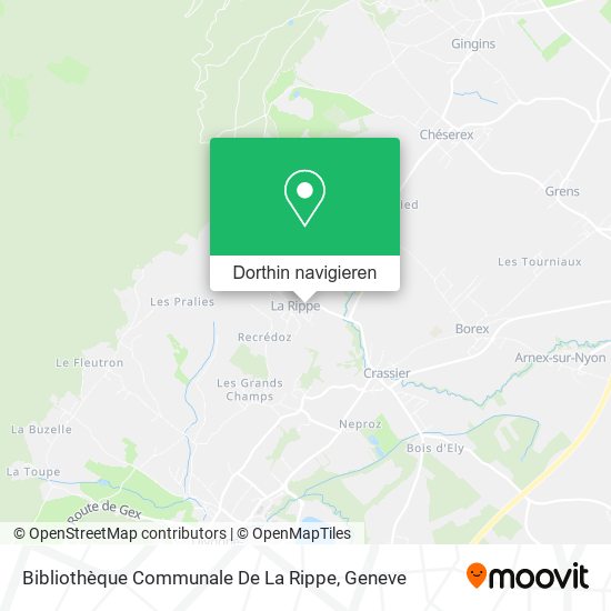 Bibliothèque Communale De La Rippe Karte