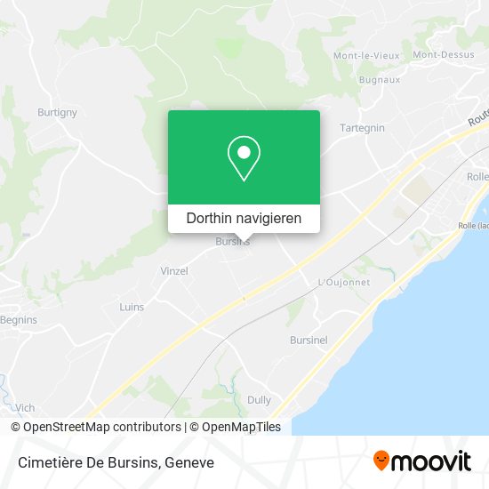 Cimetière De Bursins Karte