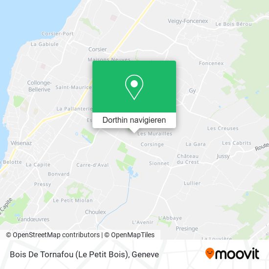 Bois De Tornafou (Le Petit Bois) Karte