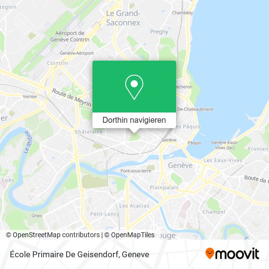 École Primaire De Geisendorf Karte