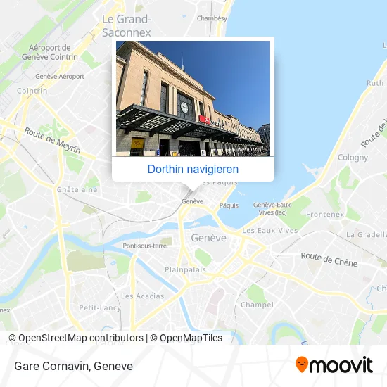 Gare Cornavin Karte