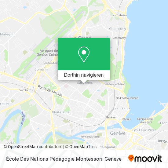 École Des Nations Pédagogie Montessori Karte