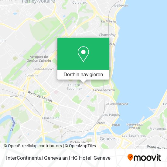 InterContinental Geneva an IHG Hotel Karte
