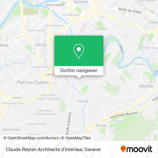 Claude Reyren Architecte d'intérieur Karte