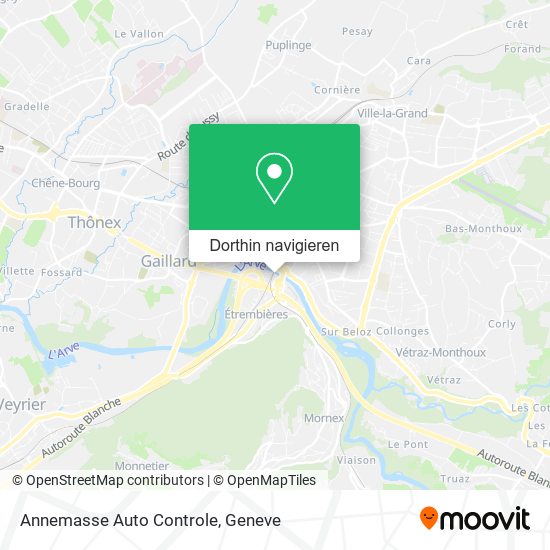 Annemasse Auto Controle Karte