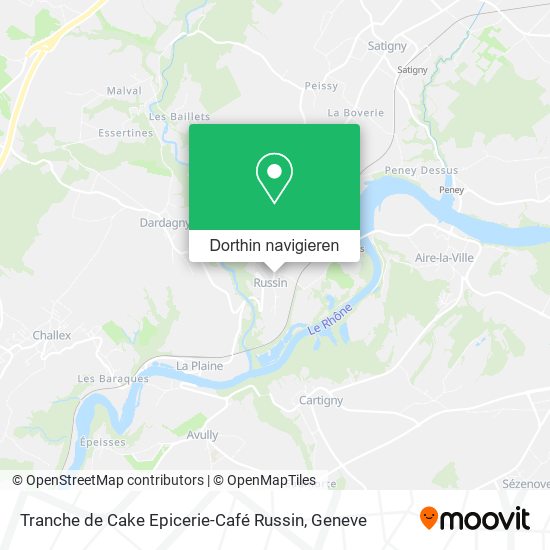 Tranche de Cake Epicerie-Café Russin Karte
