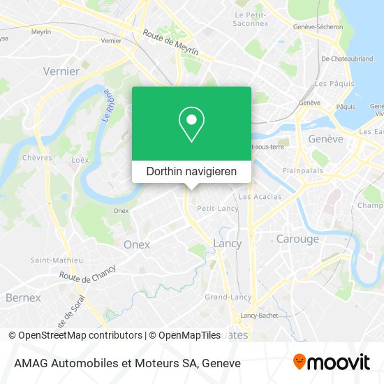 AMAG Automobiles et Moteurs SA Karte