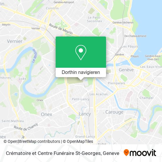 Crématoire et Centre Funéraire St-Georges Karte