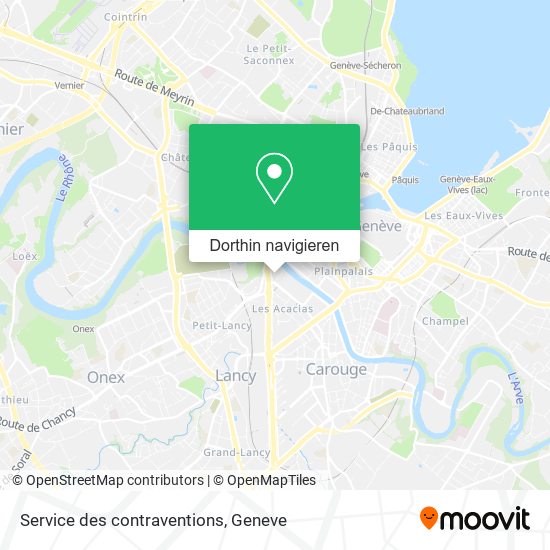 Service des contraventions Karte