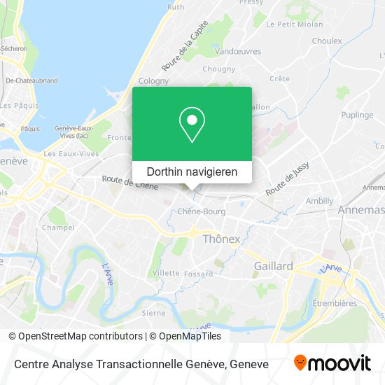 Centre Analyse Transactionnelle Genève Karte