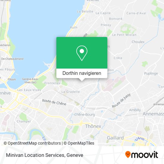 Minivan Location Services Karte