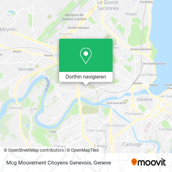 Mcg Mouvement Citoyens Genevois Karte