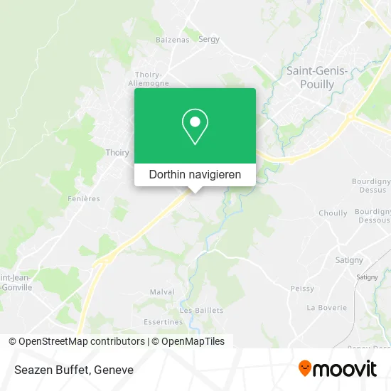 Seazen Buffet Karte