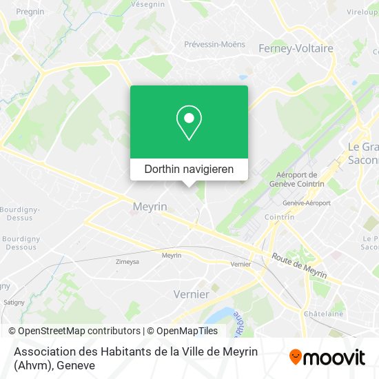 Association des Habitants de la Ville de Meyrin (Ahvm) Karte