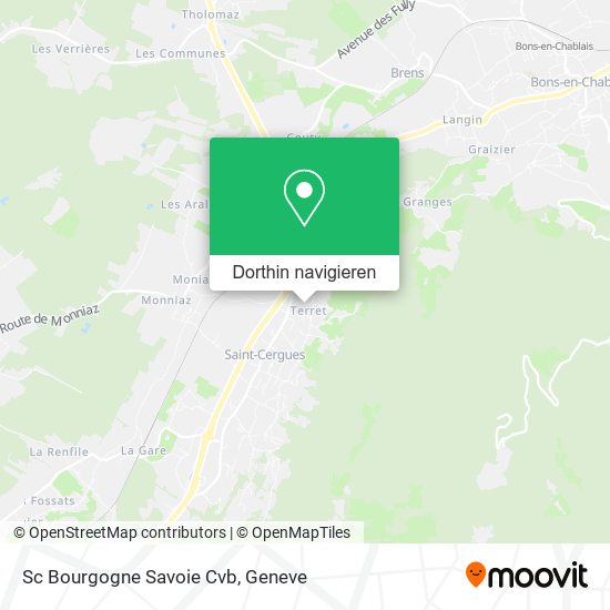 Sc Bourgogne Savoie Cvb Karte