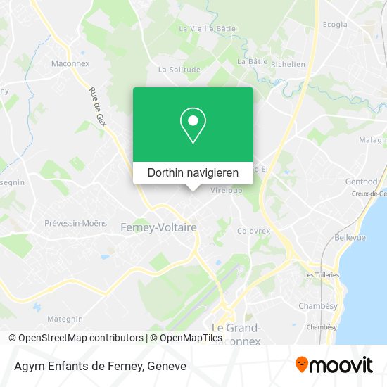 Agym Enfants de Ferney Karte