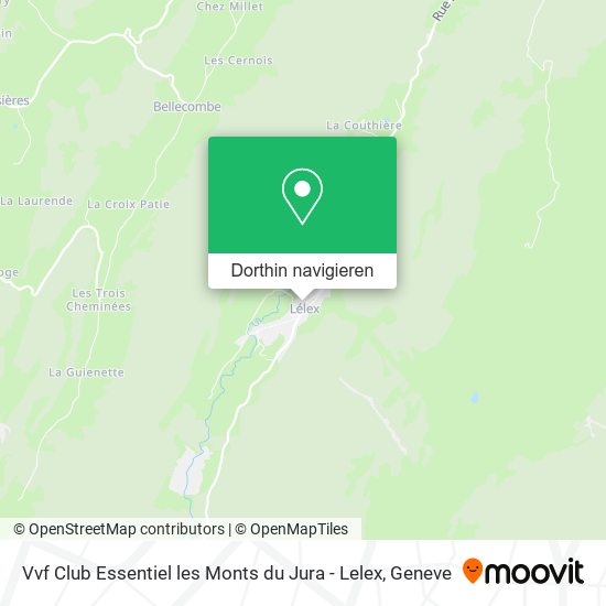 Vvf Club Essentiel les Monts du Jura - Lelex Karte